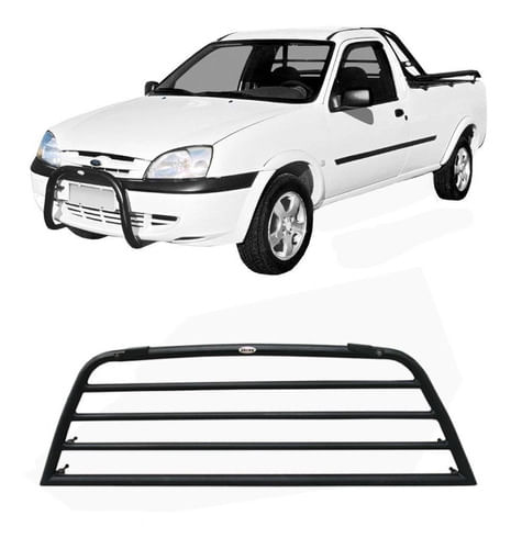 Grade Vigia Courier C/3 Palitos Preto