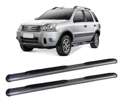 Estribo Ecosport 2003 A 2012 Oblongo Grafite Oval