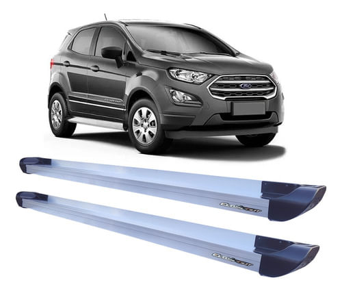 Estribo Lateral Ecosport 13 A 2020 Plataforma Prata