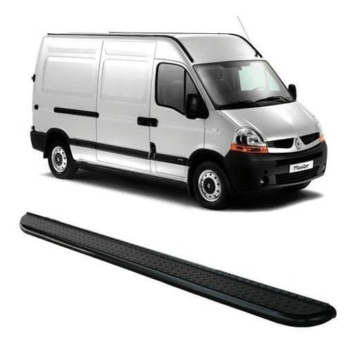 Estribo Lateral Preto Renault Master L2h2 Lado Passageiro