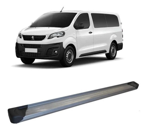 Estribo Lateral Peugeot Expert 2019 Á 2022 Plataforma Prata