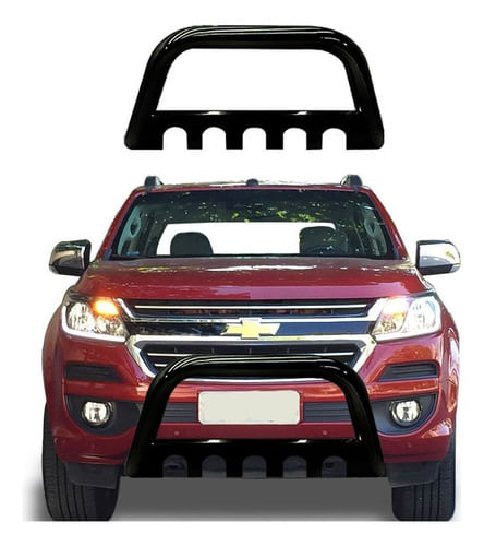 Para-Choque de Impulsão S10 12 a 2020 Preto C/Protetor Carter
