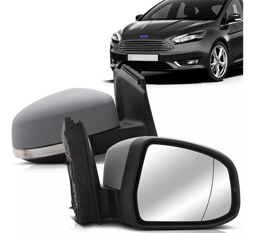 Retrovisor Eletrico Focus 2016/2018 Direito - Passageiro