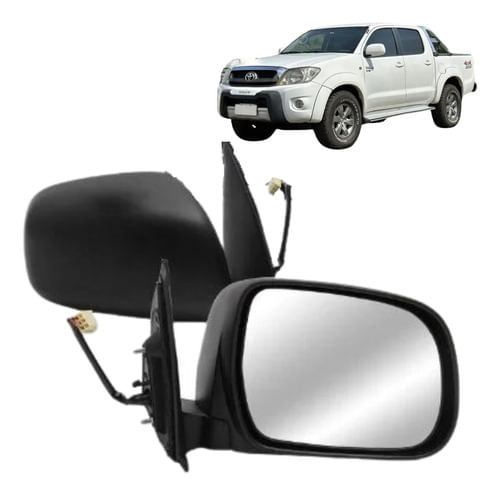 Retrovisor Eletrico Hilux 05/09 Esquerdo Fosco - Motorista