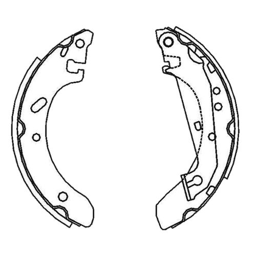 Sapata Freio Ford Escort 1996 a 2002 - 153797 - 203109