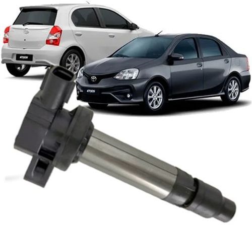 Bobina de Ignição Etios 1.3 e 1.5 16V Flex de 2012 a 2016 - 90919-02263