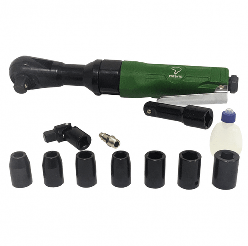 Chave Catraca Pneumática C/ Encaixe 1/2 45 Ft>lb (61 N.m) C/ Maleta e 13 Peças