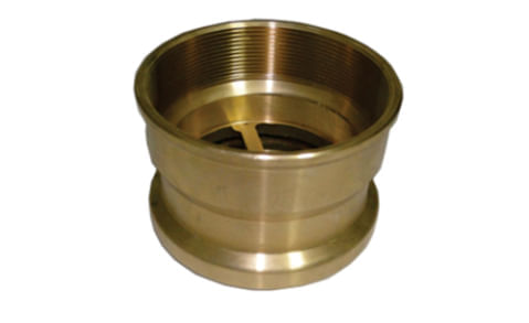 Colar p/ tampa tanque 4" cobre pressa - Zeppini