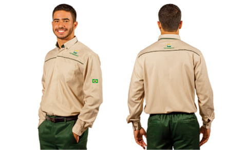 Camisa Social Gerente Manga Longa GG BR30