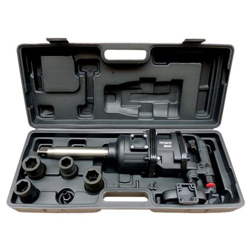 Chave de Impacto Pneumática 1'' 2.400 N.m > 244,9 Kgf.m > 1623 Ft-lb C/ Maleta e Soquetes