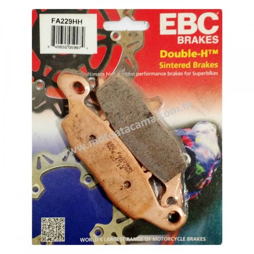 Pastilha Ebc - Fa229/231hh - Diant V- Strom Ate 2017 (2 Discos Dianteiro)