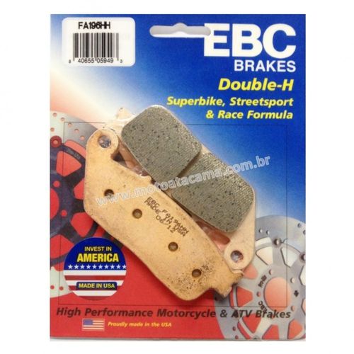 Pastilha Ebc - Fa196hh  Cb500x Diant