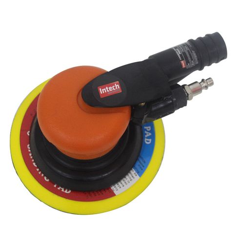 Lixadeira Orbital Pneumática 6" 10500RPM Com Aspiração Hokit - PN600 - Intech Machine