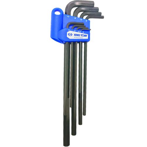 Jogo de Chave Allen Hexagonal Extra Longa 2 A 10mm - King Tony