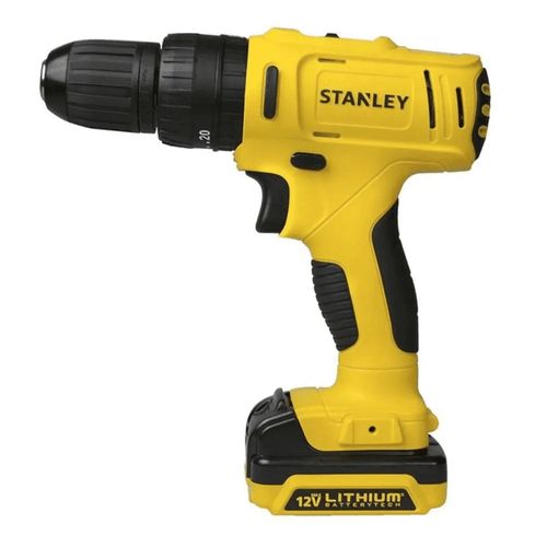 Furadeira Parafusadeira Bateria 12V Max Lithium Ion 3/8 Bivolt 2 Baterias Com Maleta - SCD121S2K-BR - Stanley