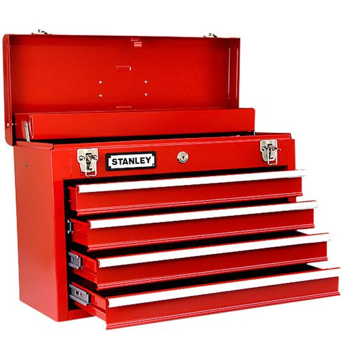 Caixa De Ferramentas Tipo Gabinete Com 4 Gavetas E Tampa - 95-604L - Stanley
