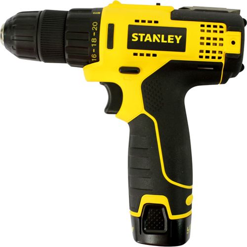 Furadeira Parafusadeira Bateria 12V Lithium Ion 3/8 0 A 1200 Rpm 110V 2 Baterias - Stdc012-Br - Stanley