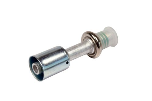 Conexao 90o Femea Aco 06mm O'ring Valvula De Servico R134a Com Clip