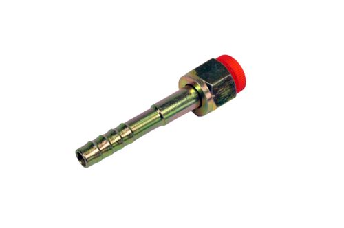 Conexao Reta Macho Aluminio 06mm Spring Lock Com Clip
