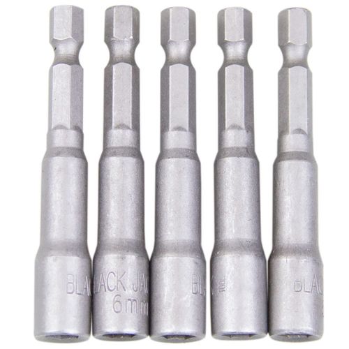 Jogo De Soquetes Magnéticos Crv C/5 Peças 6X65Mm - Black Jack