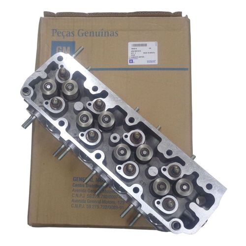 Cabecote do motor completo com válvulas Meriva 1.8 8V 2002 Ate 2005 - Original Chevrolet