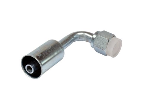 Conexao Reta Macho Giratoria Aluminio 06mm O'ring Com Clip