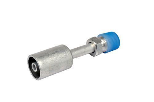 Emenda Aluminio 12mm Valvula De Servico R134 Com Clip