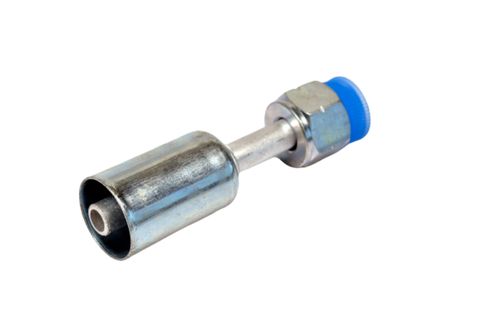 Conexao 90o Femea Aluminio 10mm O'ring R134a Radial Metrica Com Clip