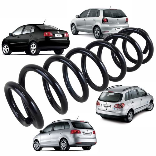 Mola Traseira Fabrini com GNV SpaceFox 2006 em Diante Polo Hatch e Sedan 2003 em Diante (Preço Unitário)