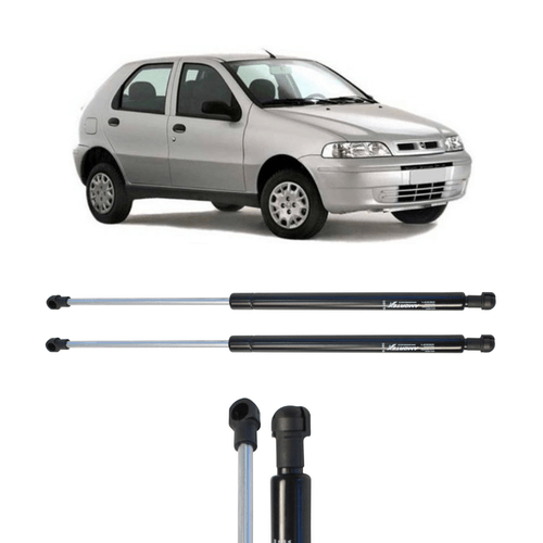 Par Amotecedor Tampa Traseira Porta Malas Pálio De 96 Até 07