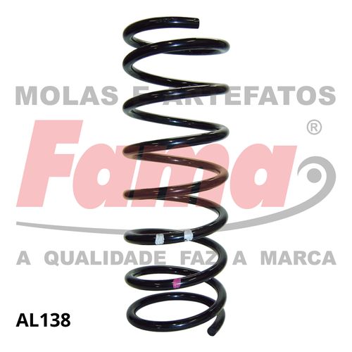 MOLA SUSPENSAO TRASEIRA / CHEVETTE 73-93  HATCH/SEDAN / FAMA AL138