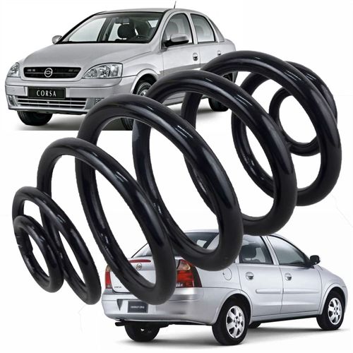 Mola Traseira Fabrini com GNV Chevrolet Novo Corsa Sedan 2002 até 2012