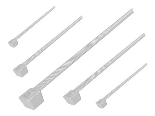 Abraçadeira de Nylon 200 x 2,5 Branca com 1000 Peças - Fertak