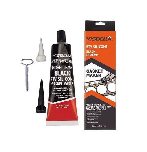 Silicone Alta Temperatura Ultra Black 105GR DV SW Visbella VIS001