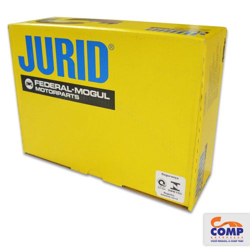 Sapata de Freio Traseira Courier Ecosport 1997 até 2008 Jurid HQJ-513A sistema TRW Com Haste