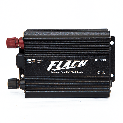 Inversor de Tensão IF600 - 12v/127v - 300W Nominal 600W Pico
