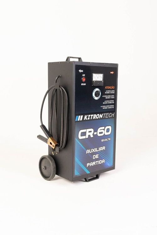 Carregador de Bateria CRAP 60A Bivolt com Auxiliar de Partida