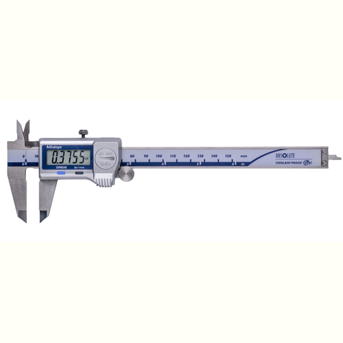 Paquímetro Digital à Prova D'Água ABSOLUTE 150mm 0,01mm Sem Saída de Dados Proteção