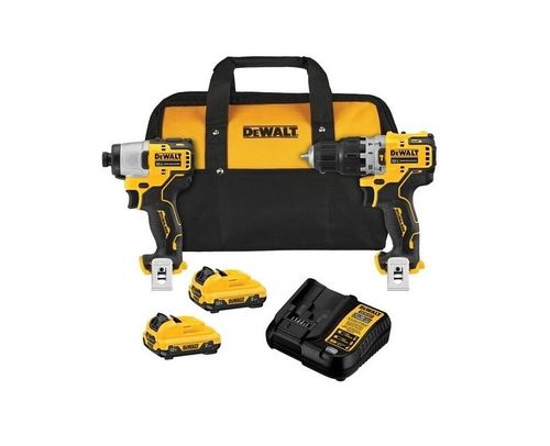 Combo Paraf./Fur. De Impacto 3/8" + Paraf. De Impacto 1/4" XTREME 12V DCK225F2-BR - Dewalt