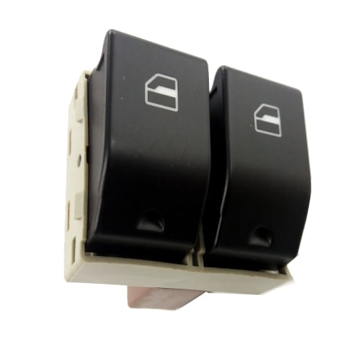 INTERRUPTOR VIDRO ELETRICO VW GOL-VOYAGE-SAVEIRO GIV E GV 1 ESTAGIO,FUNDO MARRON DUPLO (MARILIA)  - IM34271