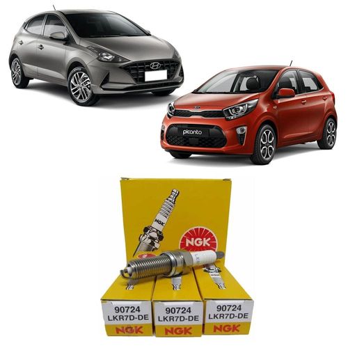 Vela Hyundai Hb20 1.0 12V Flex Kia Picanto 1.0 12V Flex