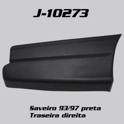 Polaina Tras Saveiro 93 97 Esq Preto