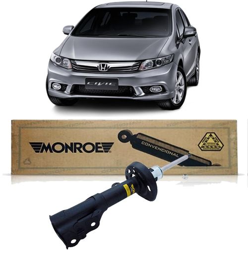 Amortecedor Dianteiro Honda Civic 1.8 2012 A 2016 Esquerdo