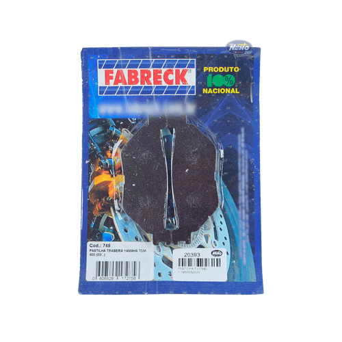 Pastilha de Freio Traseira Ténéré 1200 Fabreck