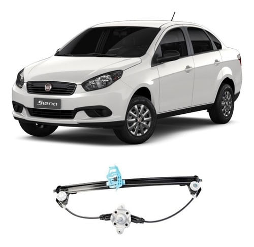 Máquina Vidro Mecânico Esquerdo Grand Siena 2012 Em Diante