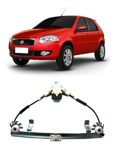 Máquina Vidro Mecânica Direita Fiat Palio 2011/2017