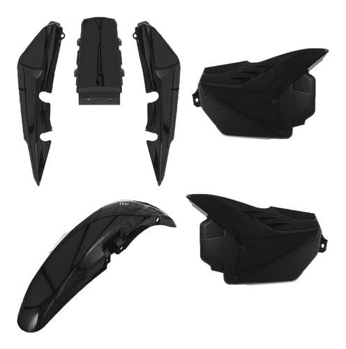 Kit Carenagem CG 125 Fan 2009 A 2013 Preto Injetado WK5800 - Wester